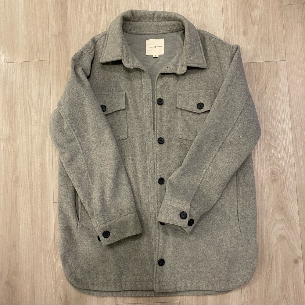 Thread & Supply Shirt Jacket - Gray
